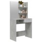 Schminktisch mit Spiegel Betongrau 74,5x40x141 cm Schminktisch mit Spiegel Betongrau 74,5x40x141 cm