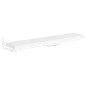 Schwebendes Wandregal Weiß 120x23,5x3,8 cm MDF Schwebendes Wandregal Weiß 120x23,5x3,8 cm MDF