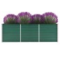 Garten-Hochbeet Verzinkter Stahl 240x80x77 cm Grün Garten-Hochbeet Verzinkter Stahl 240x80x77 cm Grün