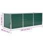 Garten-Hochbeet Verzinkter Stahl 240x80x77 cm Grün Garten-Hochbeet Verzinkter Stahl 240x80x77 cm Grün