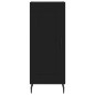 Highboard Schwarz 34,5x34x180 cm Holzwerkstoff Highboard Schwarz 34,5x34x180 cm Holzwerkstoff