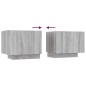 TV-Schrank Grau Sonoma 100x35x40 cm Holzwerkstoff TV-Schrank Grau Sonoma 100x35x40 cm Holzwerkstoff