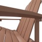 Adirondack-Gartenstuhl HDPE Braun Adirondack-Gartenstuhl HDPE Braun