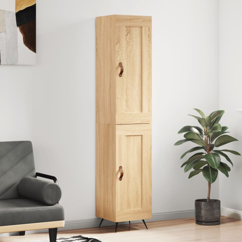 Highboard Sonoma-Eiche 34,5x34x180 cm Holzwerkstoff Highboard Sonoma-Eiche 34,5x34x180 cm Holzwerkstoff