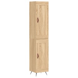 Highboard Sonoma-Eiche 34,5x34x180 cm Holzwerkstoff