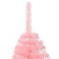 Künstlicher Halb-Weihnachtsbaum mit Ständer Rosa 120 cm PVC Künstlicher Halb-Weihnachtsbaum mit Ständer Rosa 120 cm PVC