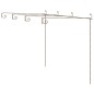Garten-Pergola Antik-Braun 4x3x2,5 m Eisen Garten-Pergola Antik-Braun 4x3x2,5 m Eisen
