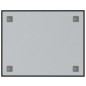Magnettafel Wandmontage Schwarz 50x40 cm Hartglas Magnettafel Wandmontage Schwarz 50x40 cm Hartglas