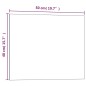 Magnettafel Wandmontage Schwarz 50x40 cm Hartglas Magnettafel Wandmontage Schwarz 50x40 cm Hartglas