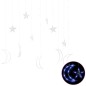 Lichterketten Stern und Mond Fernbedienung 138 LED Blau Lichterketten Stern und Mond Fernbedienung 138 LED Blau