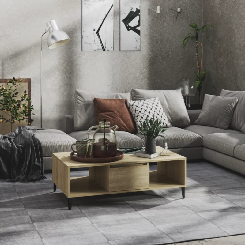 Couchtisch Sonoma-Eiche 103,5x60x35 cm Holzwerkstoff Couchtisch Sonoma-Eiche 103,5x60x35 cm Holzwerkstoff