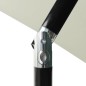 Sonnenschirm mit Aluminium-Mast 3-lagig Sandfarben 2 m Sonnenschirm mit Aluminium-Mast 3-lagig Sandfarben 2 m
