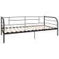 Tagesbett-Rahmen Schwarz Metall 90×200 cm Tagesbett-Rahmen Schwarz Metall 90×200 cm