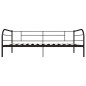 Tagesbett-Rahmen Schwarz Metall 90×200 cm Tagesbett-Rahmen Schwarz Metall 90×200 cm