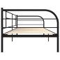 Tagesbett-Rahmen Schwarz Metall 90×200 cm Tagesbett-Rahmen Schwarz Metall 90×200 cm