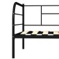 Tagesbett-Rahmen Schwarz Metall 90×200 cm Tagesbett-Rahmen Schwarz Metall 90×200 cm