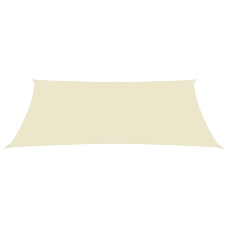 vidaXL Sonnensegel Oxford-Gewebe Rechteckig 2,5x4 m Creme