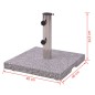 Sonnenschirmständer Ständer Basis Quadrat 20kg Sonnenschirmständer Ständer Basis Quadrat 20kg
