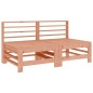 Mittelsofas mit Kissen 2 Stk. Massivholz Douglasie Mittelsofas mit Kissen 2 Stk. Massivholz Douglasie