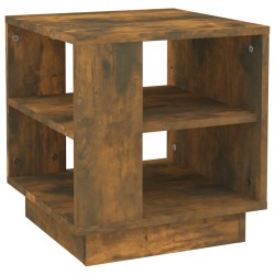 vidaXL Couchtisch Räuchereiche 40x40x43 cm Holzwerkstoff