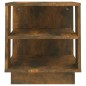 vidaXL Couchtisch Räuchereiche 40x40x43 cm Holzwerkstoff vidaXL Couchtisch Räuchereiche 40x40x43 cm Holzwerkstoff