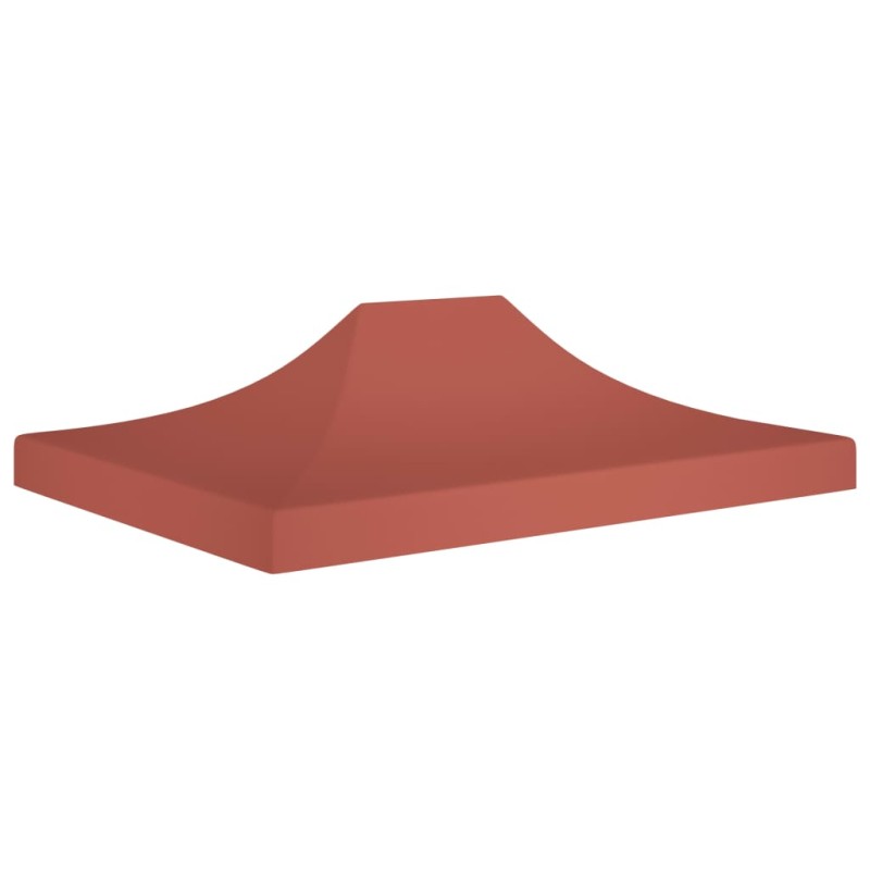 Partyzelt-Dach 4x3 m Terrakotta-Rot 270 g/m² Partyzelt-Dach 4x3 m Terrakotta-Rot 270 g/m²