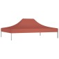 Partyzelt-Dach 4x3 m Terrakotta-Rot 270 g/m² Partyzelt-Dach 4x3 m Terrakotta-Rot 270 g/m²