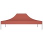 Partyzelt-Dach 4x3 m Terrakotta-Rot 270 g/m² Partyzelt-Dach 4x3 m Terrakotta-Rot 270 g/m²