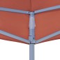 Partyzelt-Dach 4x3 m Terrakotta-Rot 270 g/m² Partyzelt-Dach 4x3 m Terrakotta-Rot 270 g/m²