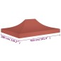 Partyzelt-Dach 4x3 m Terrakotta-Rot 270 g/m² Partyzelt-Dach 4x3 m Terrakotta-Rot 270 g/m²
