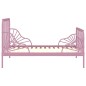 Ausziehbett Rosa Metall 80x130/200 cm Ausziehbett Rosa Metall 80x130/200 cm