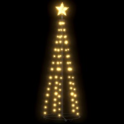 Weihnachtsbaum Kegelform 70 LEDs Warmweiß Dekoration 50x120 cm
