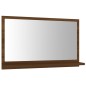 Badspiegel Braun Eichen-Optik 60x10,5x37 cm Holzwerkstoff Badspiegel Braun Eichen-Optik 60x10,5x37 cm Holzwerkstoff
