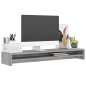 Monitorständer Grau Sonoma 100x24x13 cm Holzwerkstoff Monitorständer Grau Sonoma 100x24x13 cm Holzwerkstoff