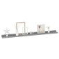 vidaXL Wandregale 2 Stk. Grau 100x9x3 cm vidaXL Wandregale 2 Stk. Grau 100x9x3 cm