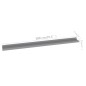 vidaXL Wandregale 2 Stk. Grau 100x9x3 cm vidaXL Wandregale 2 Stk. Grau 100x9x3 cm