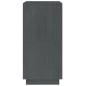 vidaXL Bücherregal Grau 40x35x71 cm Massivholz Kiefer vidaXL Bücherregal Grau 40x35x71 cm Massivholz Kiefer