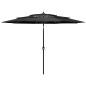 vidaXL Sonnenschirm mit Aluminium-Mast 3-lagig Anthrazit 3 m vidaXL Sonnenschirm mit Aluminium-Mast 3-lagig Anthrazit 3 m