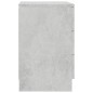 Nachttisch Betongrau 38x35x56 cm Holzwerkstoff Nachttisch Betongrau 38x35x56 cm Holzwerkstoff