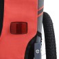 Hunde-Fahrradanhänger Rot und Schwarz Hunde-Fahrradanhänger Rot und Schwarz