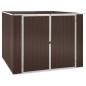 Gerätehaus Braun 195x198x159 cm Verzinkter Stahl Gerätehaus Braun 195x198x159 cm Verzinkter Stahl