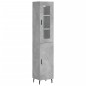 Highboard Betongrau 34,5x34x180 cm Holzwerkstoff Highboard Betongrau 34,5x34x180 cm Holzwerkstoff