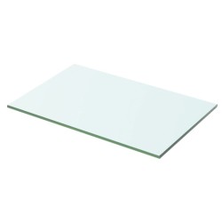 vidaXL Regalboden Glas Transparent 50 cm x 25 cm