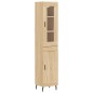 Highboard Sonoma-Eiche 34,5x34x180 cm Holzwerkstoff Highboard Sonoma-Eiche 34,5x34x180 cm Holzwerkstoff