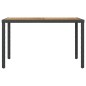 vidaXL Gartentisch Schwarz und Braun 123x60x74 cm Massivholz Akazie vidaXL Gartentisch Schwarz und Braun 123x60x74 cm Massivholz Akazie