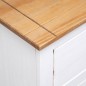 Sideboard Weiß 93x40x80 cm Kiefernholz Panama Sideboard Weiß 93x40x80 cm Kiefernholz Panama