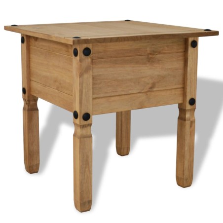 Beistelltisch Mexiko-Stil Kiefernholz 53,5x53,5x55 cm