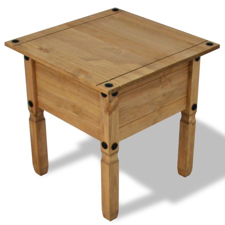 Beistelltisch Mexiko-Stil Kiefernholz 53,5x53,5x55 cm