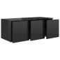 TV-Schrank Hochglanz-Schwarz 80x34x30 cm Holzwerkstoff TV-Schrank Hochglanz-Schwarz 80x34x30 cm Holzwerkstoff