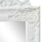 Standspiegel im Barock-Stil 160x40 cm Weiß Standspiegel im Barock-Stil 160x40 cm Weiß